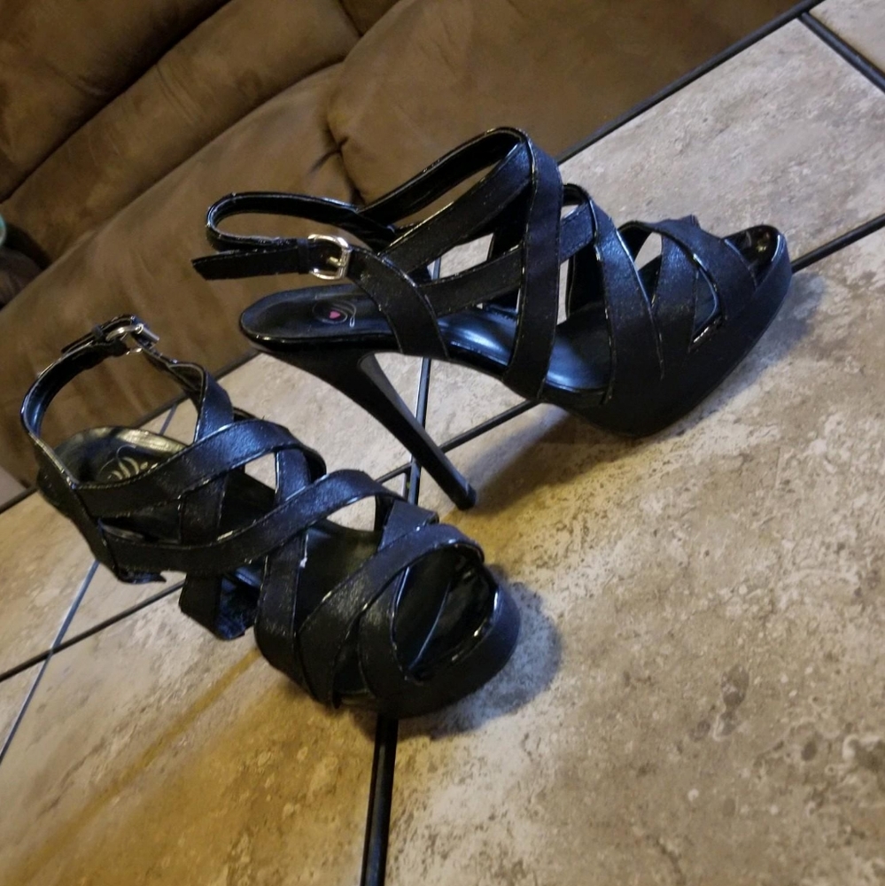Black heels